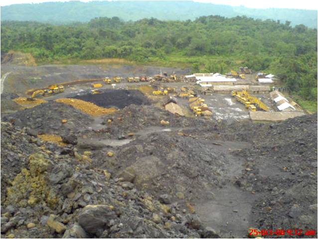 Coal Mining Camp and Site at Tiru Mon Dist