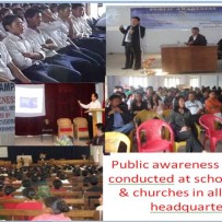 Public awareness for earthquake by DGM, Nagaland