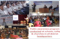 Public awareness for earthquake by DGM, Nagaland