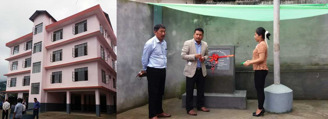 NPWD Annex Building Kohima inaugurated on 13th August 2018 by Honorable Minister PWD Shri.Tongpang Ozukum 