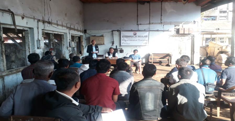 Training for operation of Heavy earth moving machineries and Road Rollers from 11-16th February 2019 at Dimapur